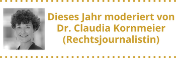 Dieses Jahr moderiert von Claudia Kornmeier