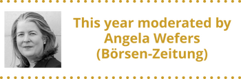 This year moderated by Angela Wefers (Börsen-Zeitung)